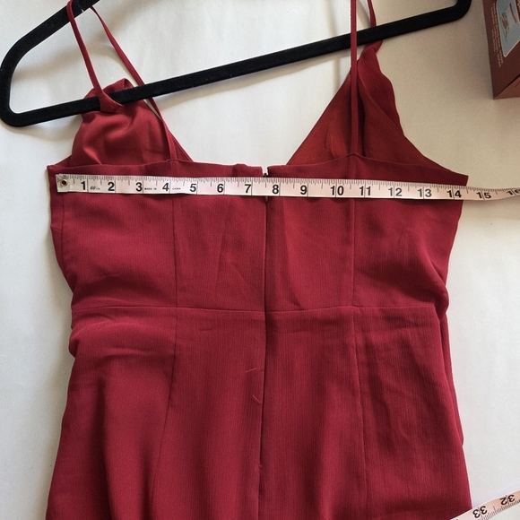 Madewell Womens Red Midi Dress Size 4 - Picture 8 of 8